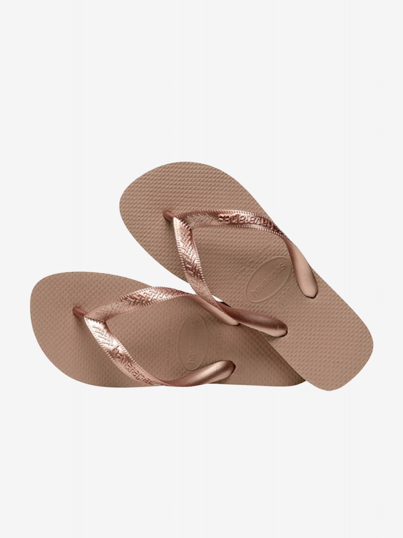 Chinelos Havaianas Top Tiras Bronze