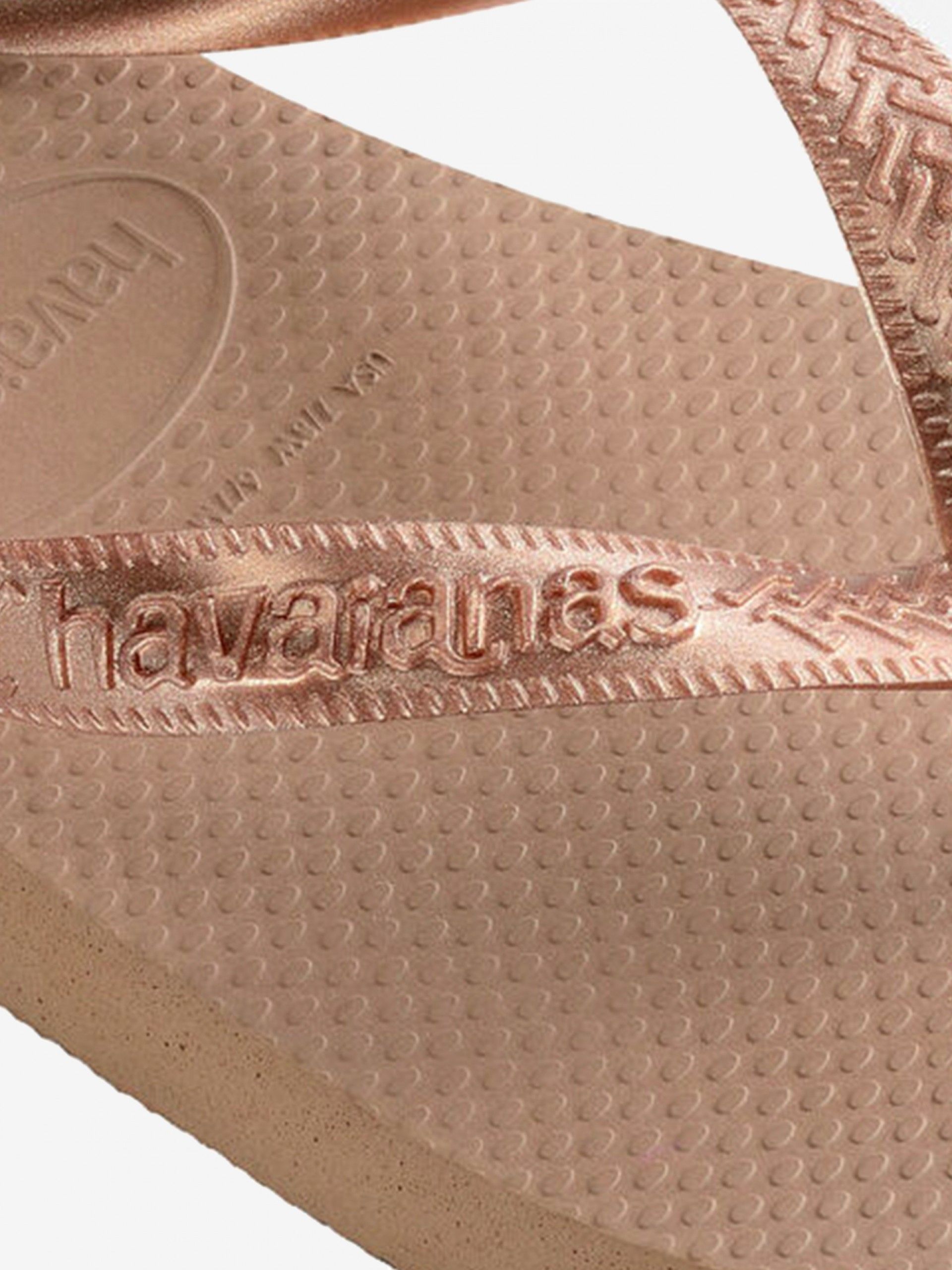 Chanclas Havaianas Top Glitter Bronce
