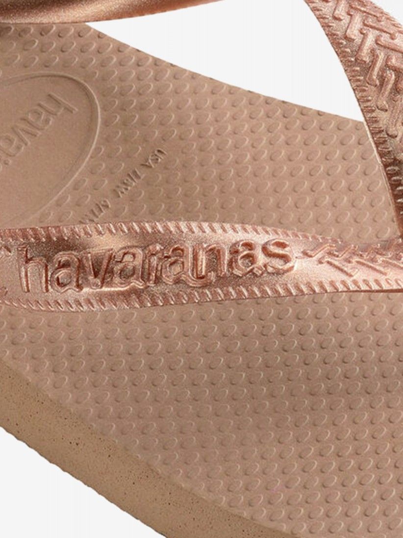 Chinelos Havaianas Top Tiras Bronze