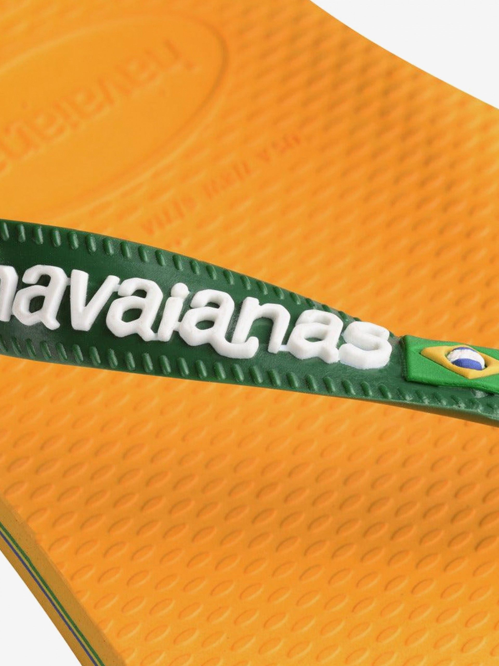Chinelos Havaianas Brasil Logo Amarelos