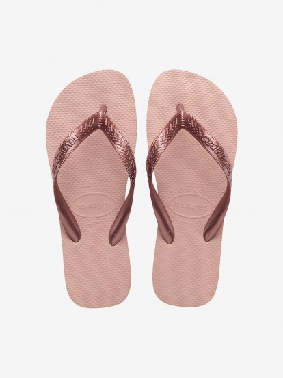 Havaianas Top Glitter Pink Flip Flops