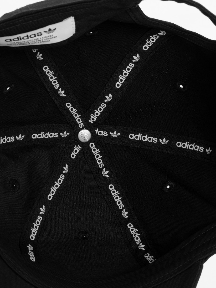 Bon� Adidas Adicolor Classic Trefoil Baseball Preto