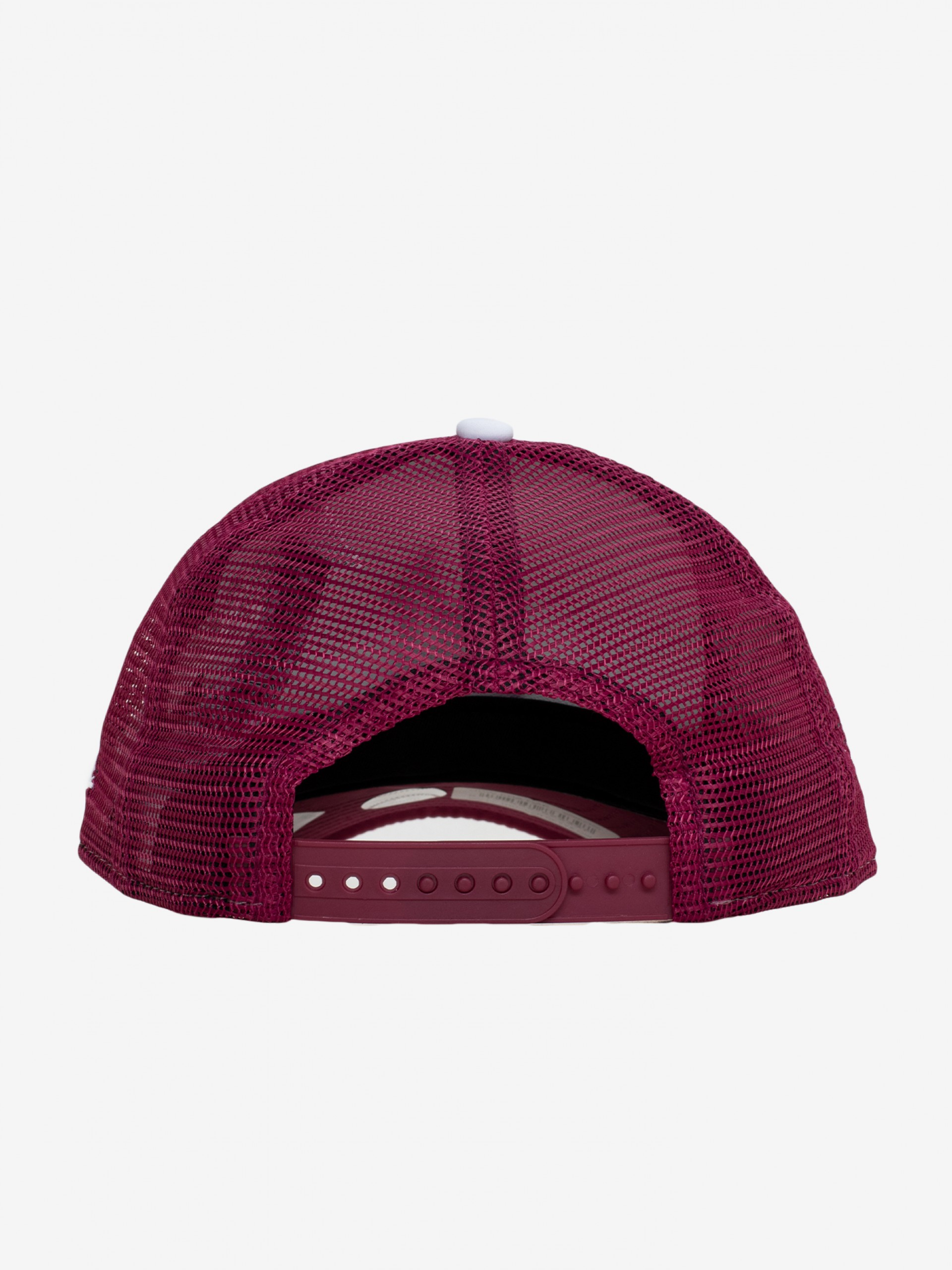 Boné New Era New York Yankees E-Frame Trucker Bordeaux e Branco