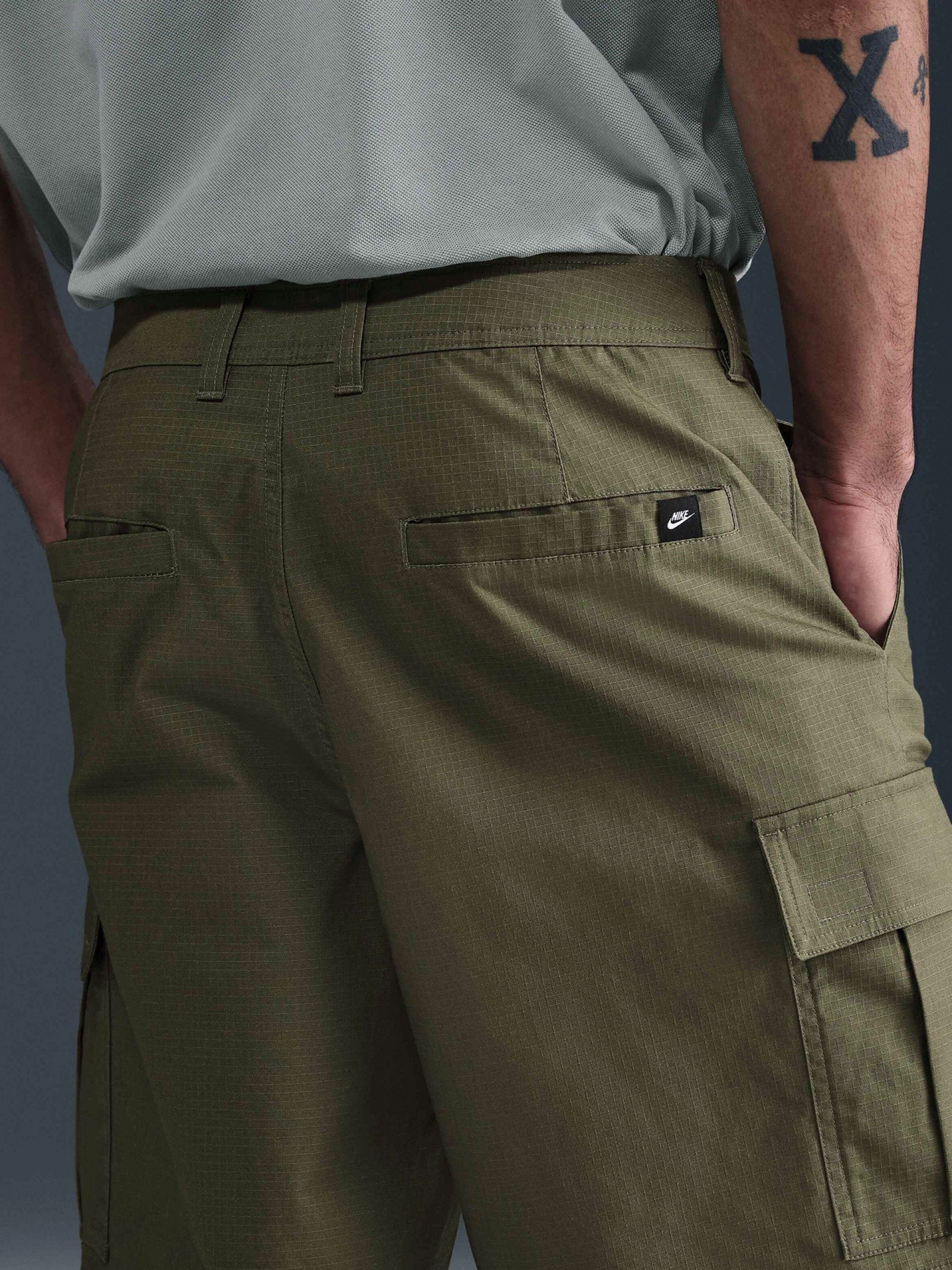 Calções Nike Club Woven Cargo Verdes Para Homem