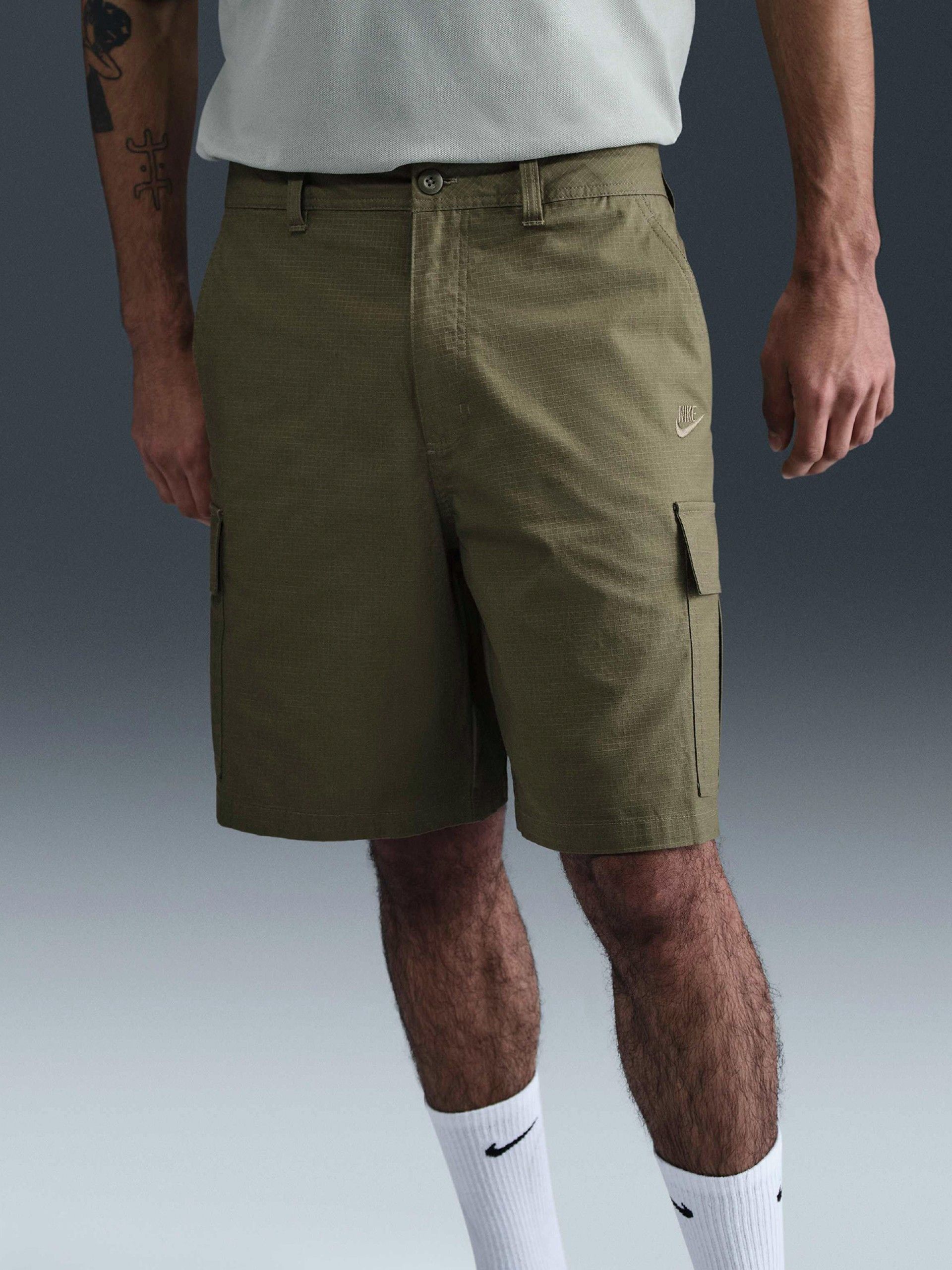 Calções Nike Club Woven Cargo Verdes Para Homem