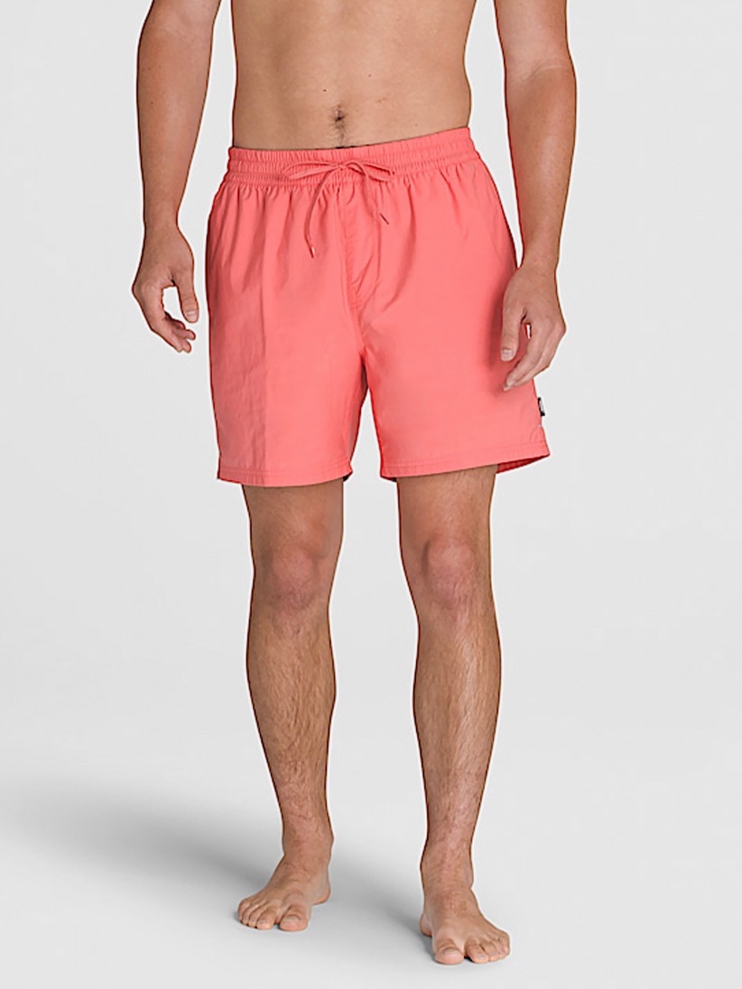 Vans Primary Solid Elastic Salmon Swimming Shorts