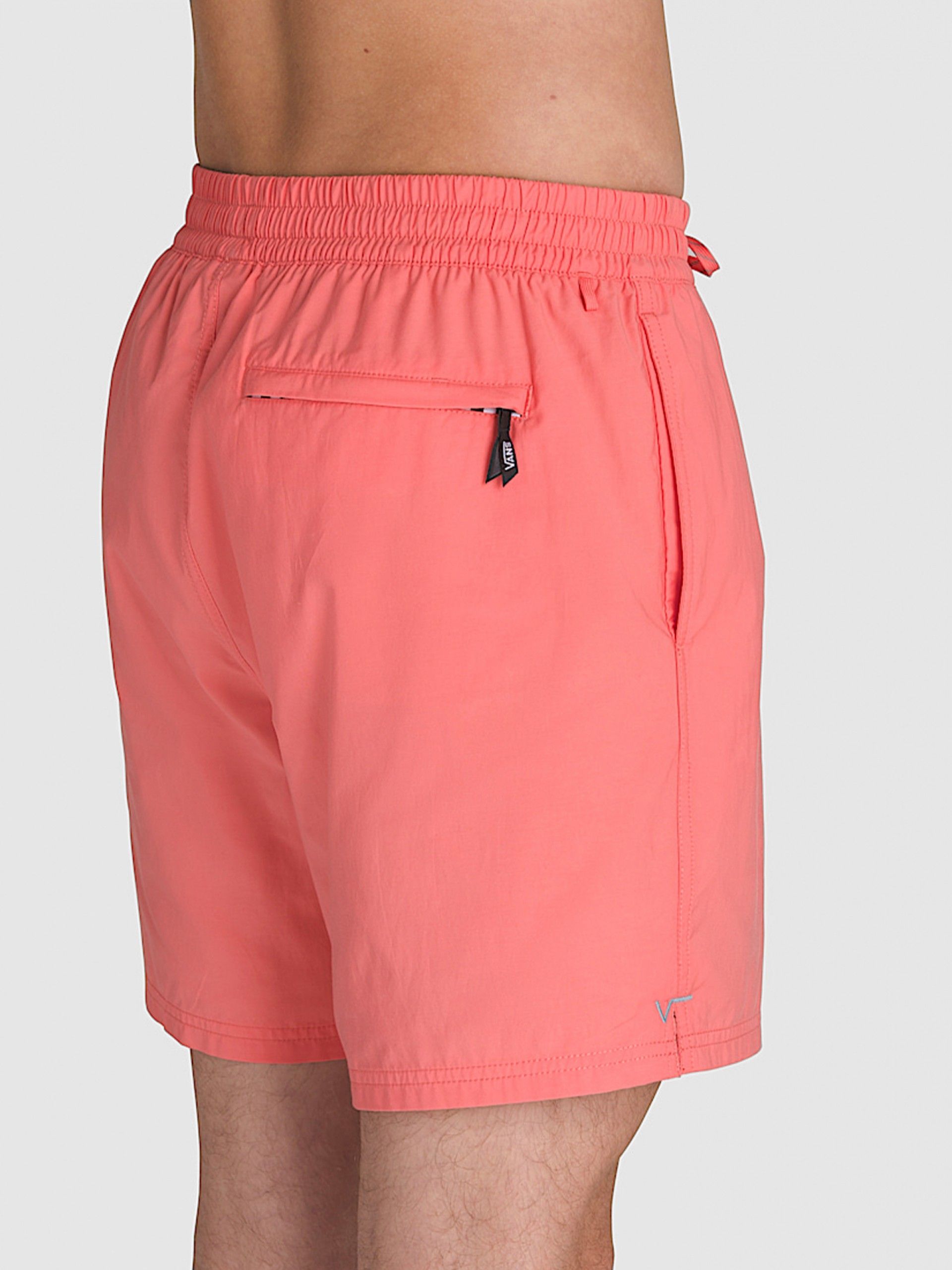 Vans Primary Solid Elastic Salmon Swimming Shorts