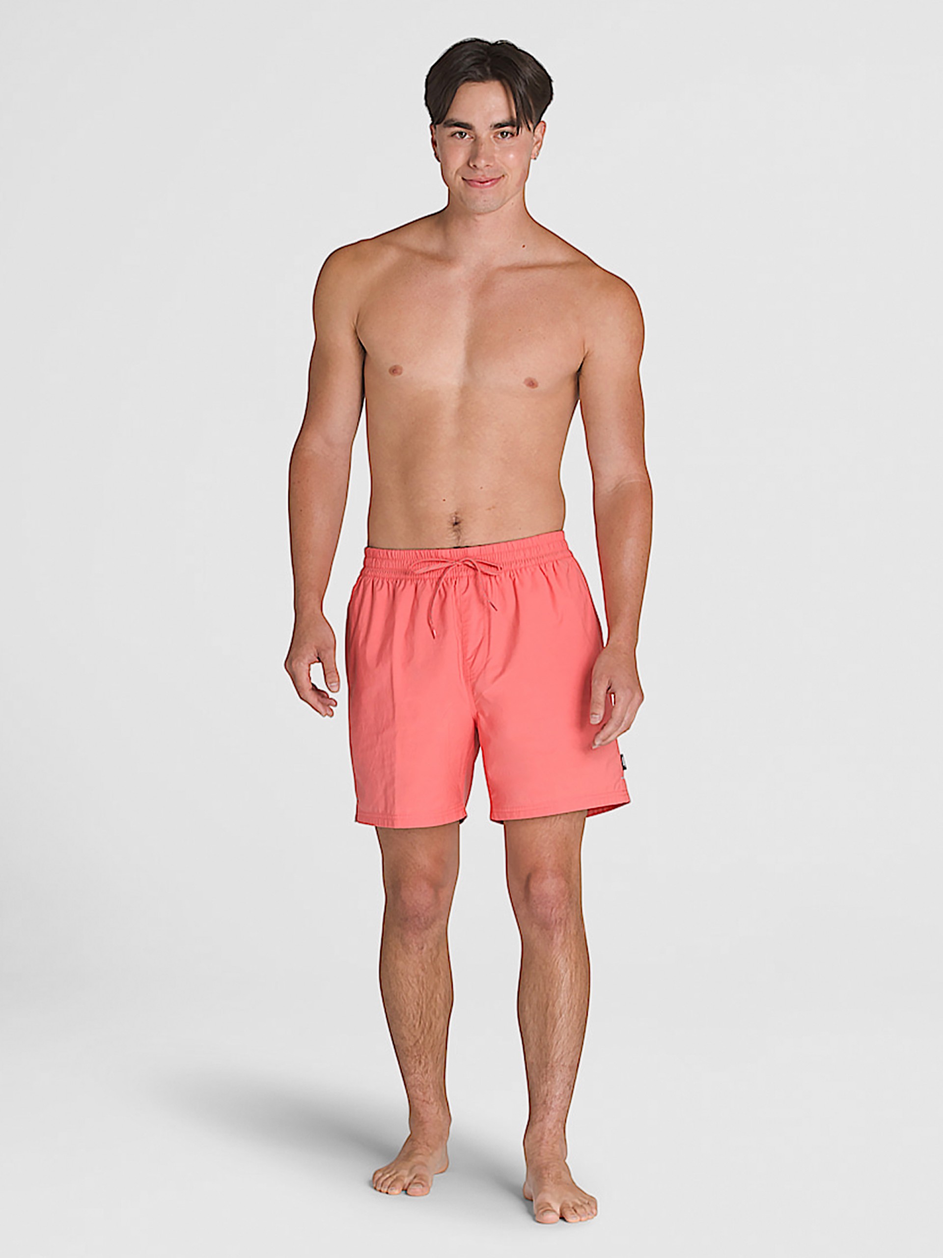 Vans Primary Solid Elastic Salmon Swimming Shorts