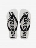 Chinelos Havaianas Top Logomania 2 Brancos e Pretos