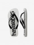 Chinelos Havaianas Top Logomania 2 Brancos e Pretos