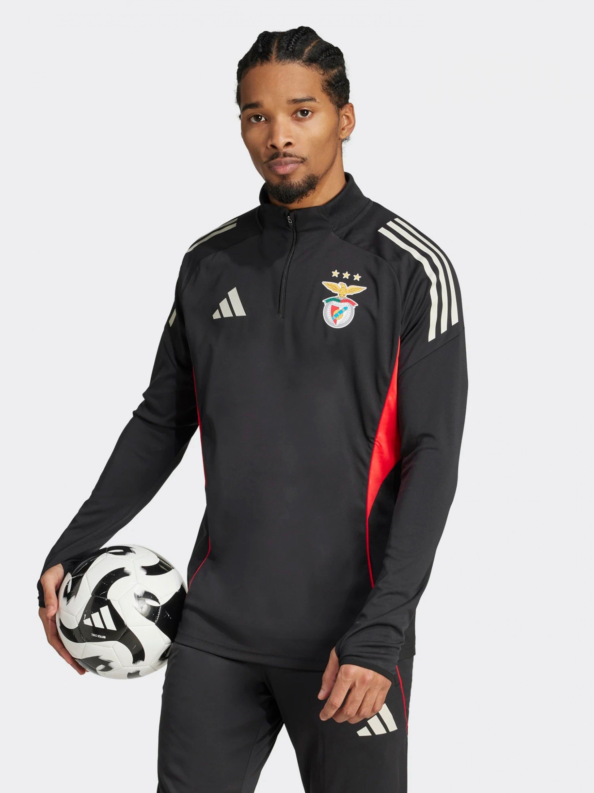 Camisola com Fecho de Treino Adidas S. L. Benfica Tiro 25 Competition EP25/26