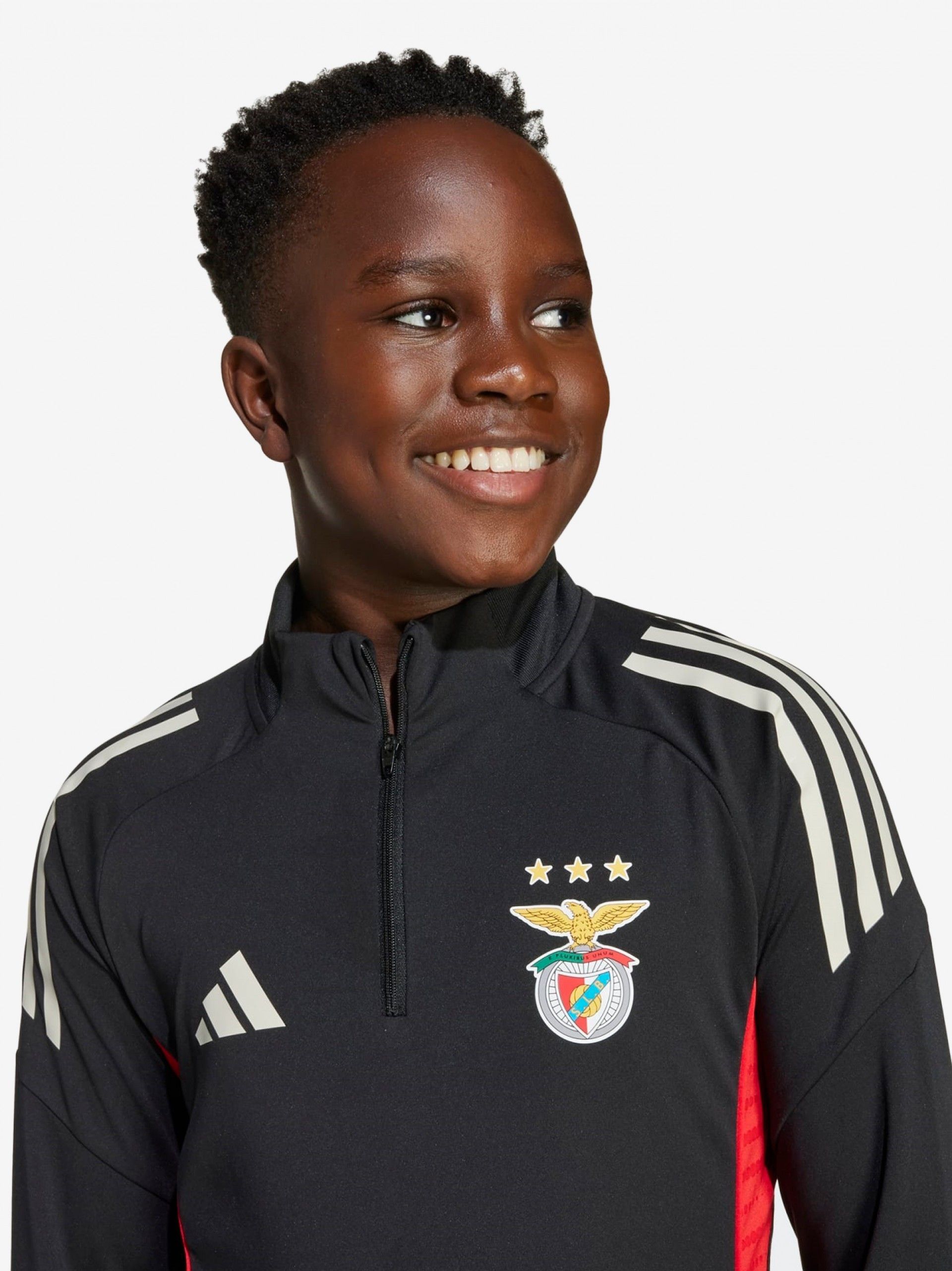 Camisola com Fecho de Treino Adidas S. L. Benfica Tiro 25 Competition Junior EP25/26