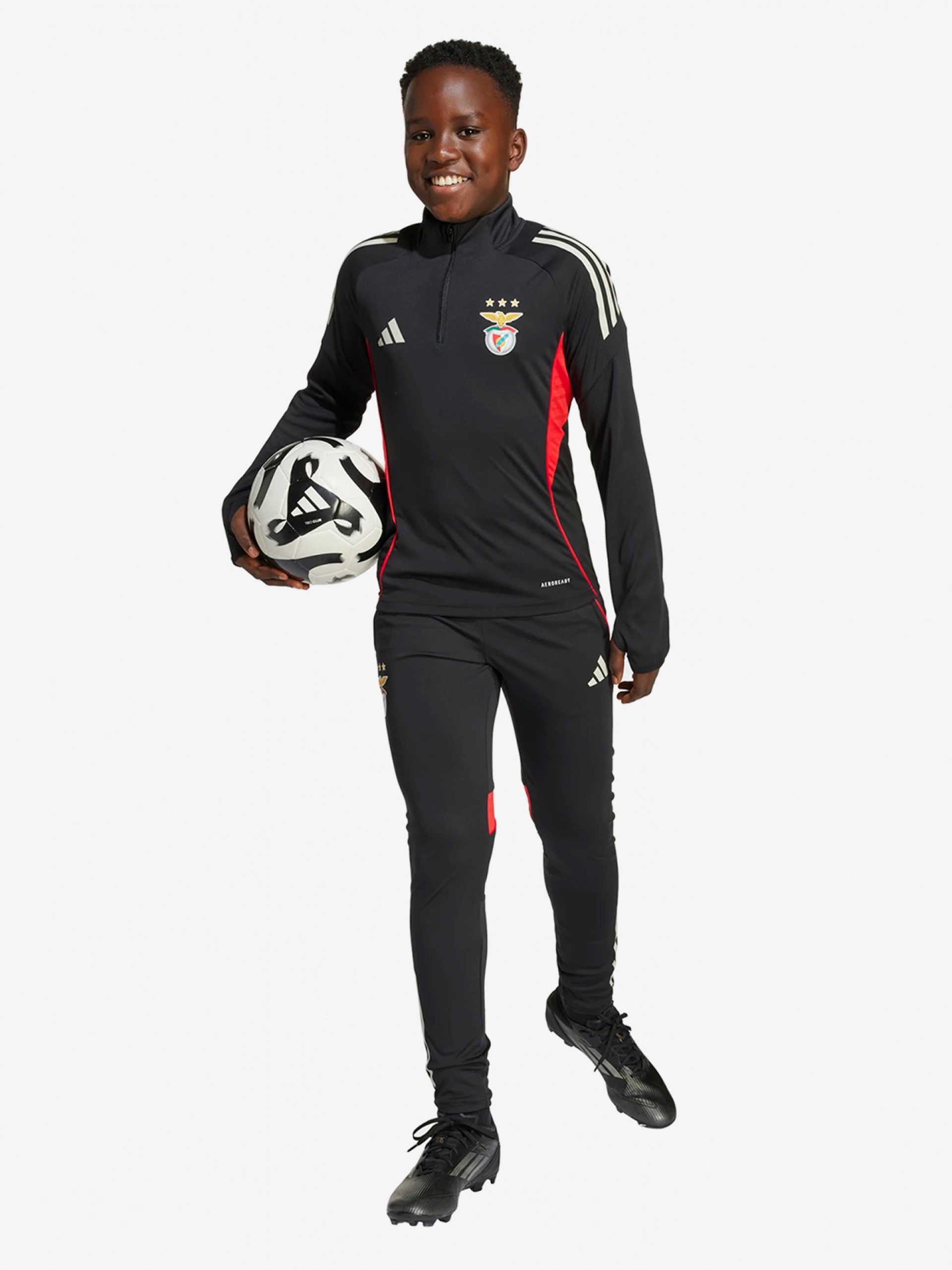 Adidas S. L. Benfica Tiro 25 Competition Junior 25/26 Training Zip Jersey