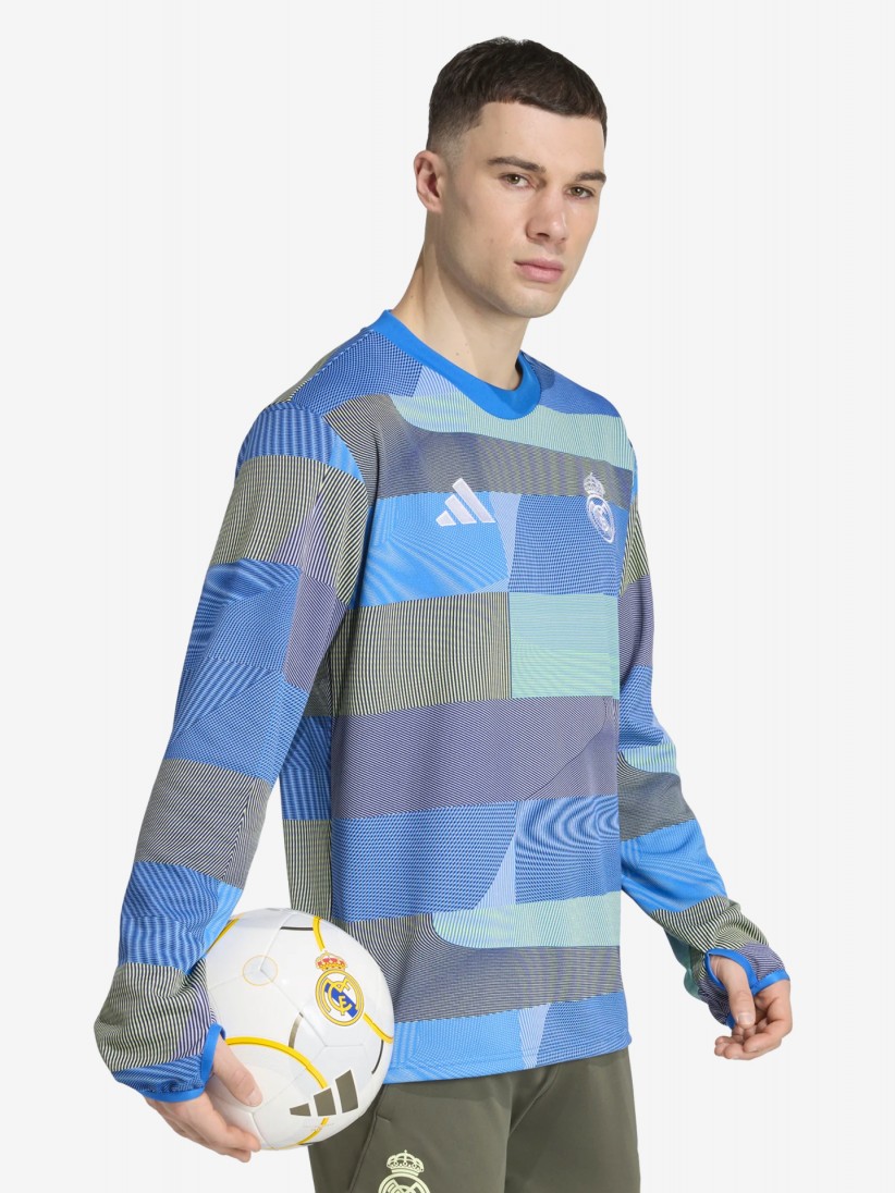 Sudadera Adidas Real Madrid Calentiamento 25/26