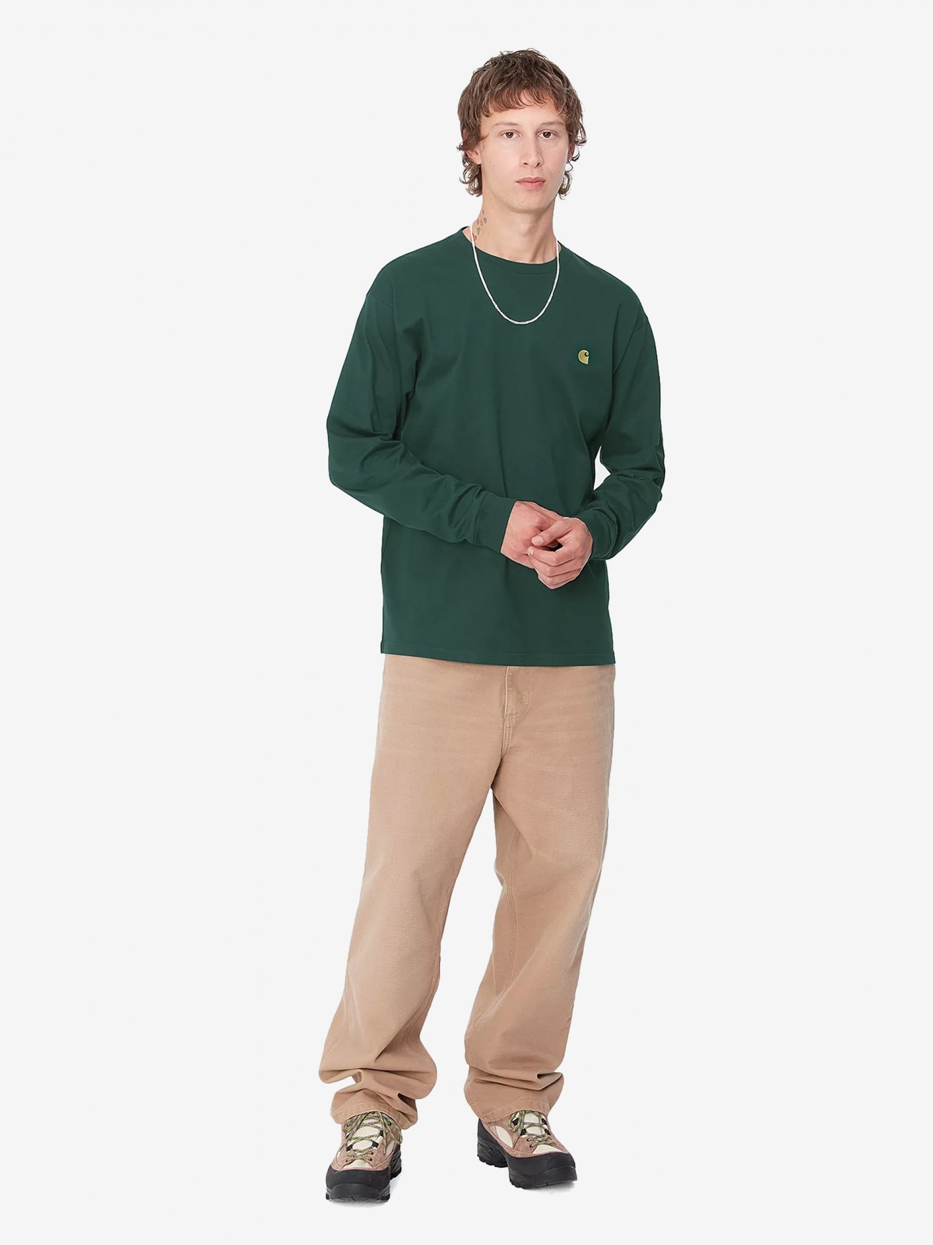 Carhartt WIP Chase Green Sweater