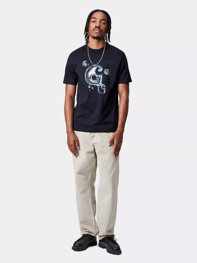 Carhartt WIP Solar Chrome C-Logo Blue T-shirt - I035204.1C