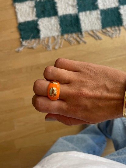 Anel Susmies Urban Ocean Laranja