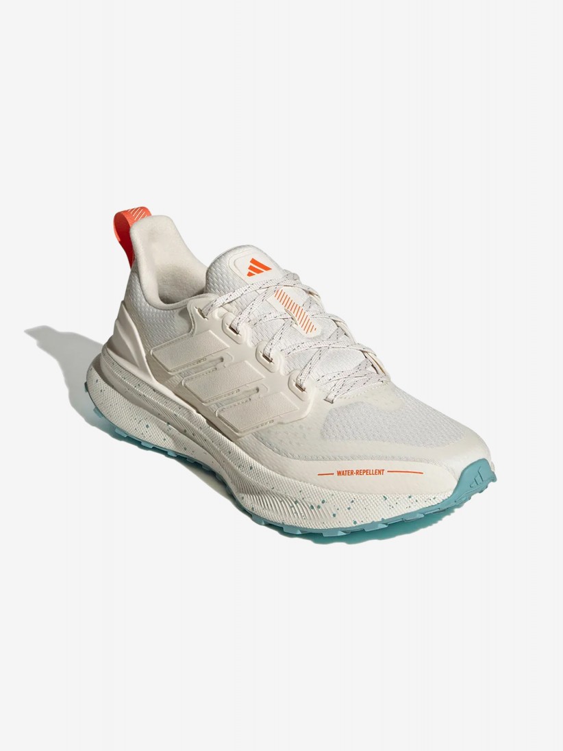 Zapatillas Adidas Ultrarun 5 TR W Beige y Naranja