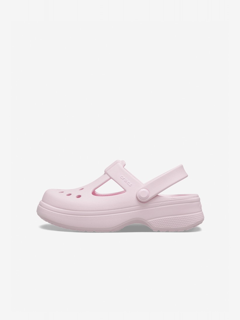 Sandlias Crocs Classic Mary Jane Toddler Rosa