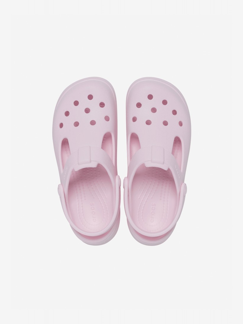 Sandlias Crocs Classic Mary Jane Toddler Rosa