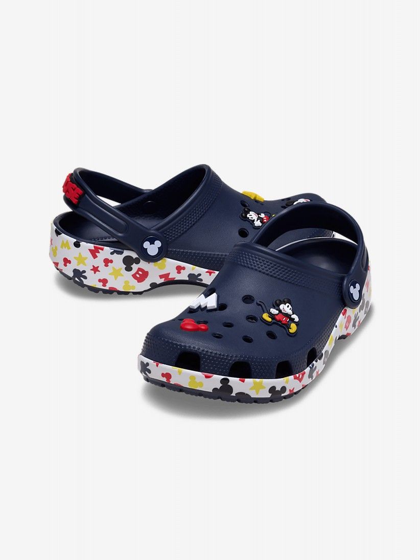 Sandlias Crocs Classic Mickey And Friends Kids Azuis