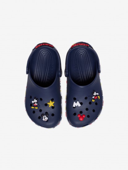 Sandlias Crocs Classic Mickey And Friends Toddler Azuis