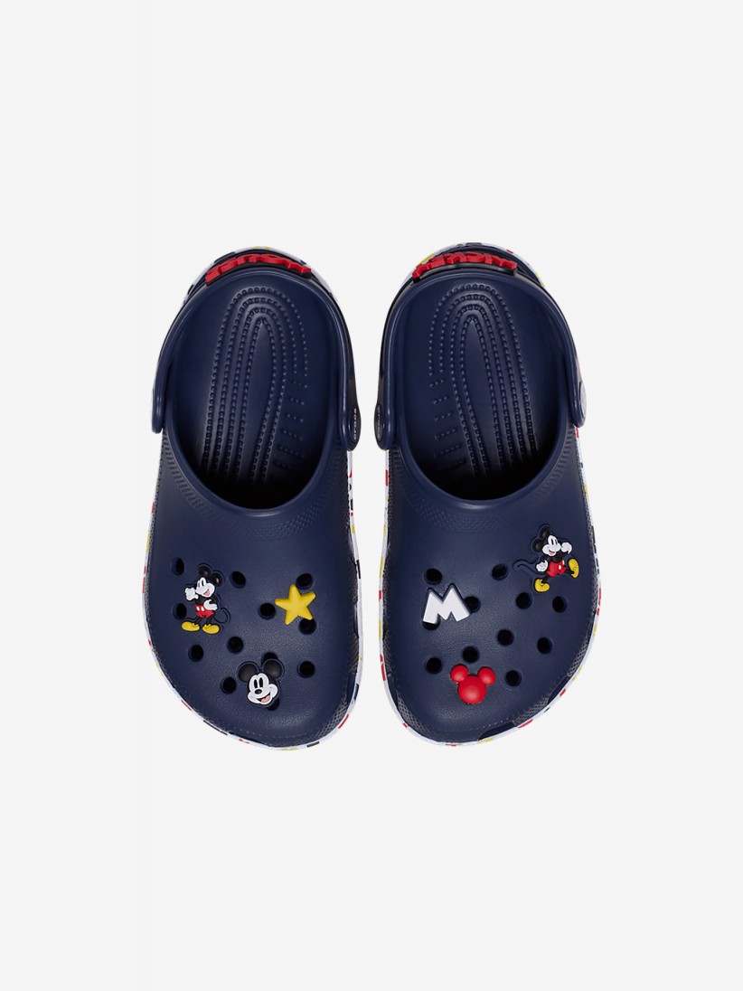 Sandlias Crocs Classic Mickey And Friends Toddler Azuis
