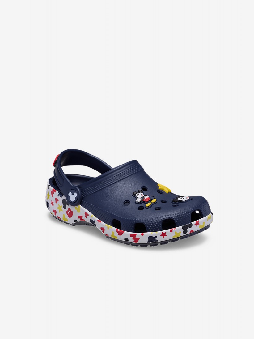 Sandlias Crocs Classic Mickey And Friends Toddler Azuis