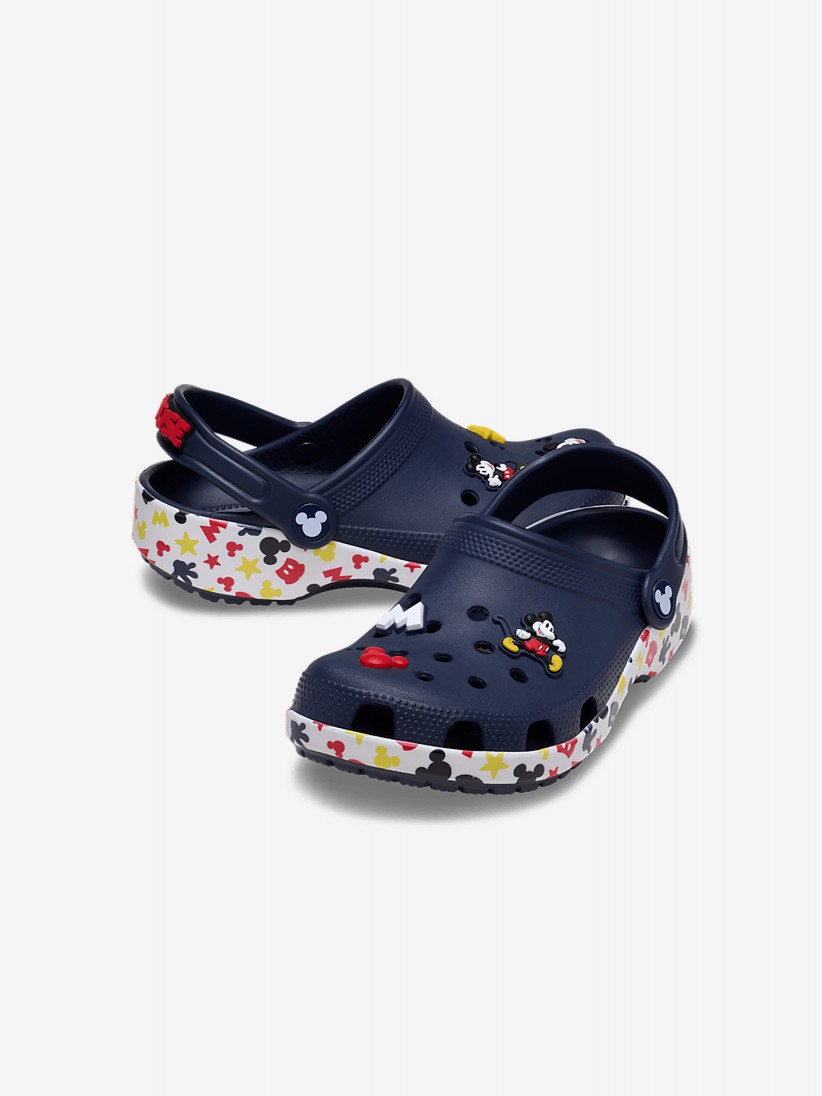 Sandlias Crocs Classic Mickey And Friends Toddler Azuis