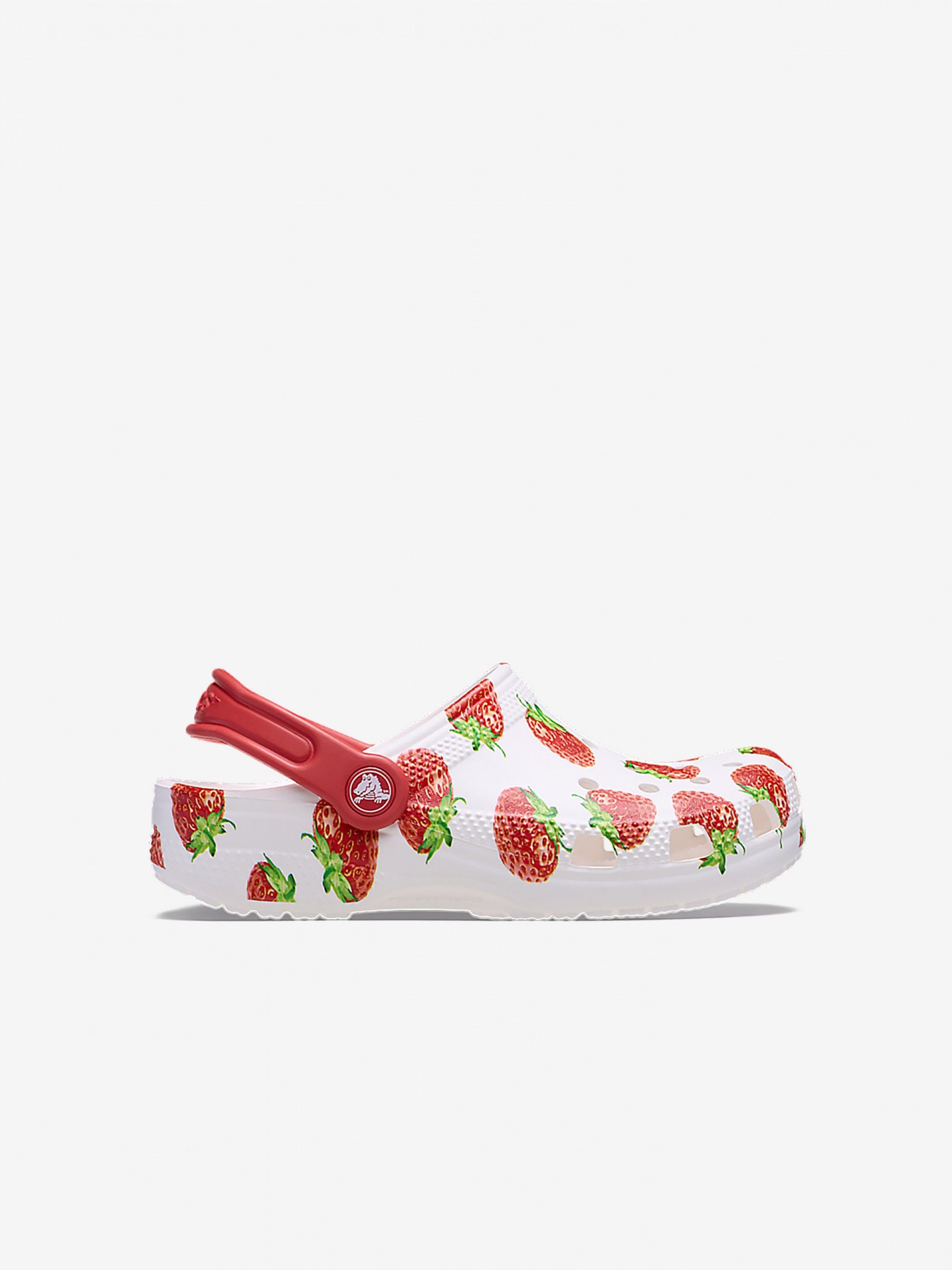 Crocs Classic Fresh Fruits Toddler White and Red Sandals