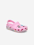 Sandlias Crocs Classic Minnie Disney Toddler Rosa