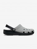 Sandlias Crocs Classic Reflective Pretas e Cinza