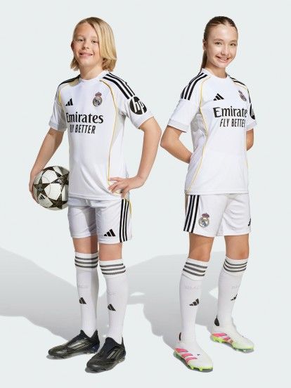 Adidas Real Madrid Home Junior 25/26 Kit
