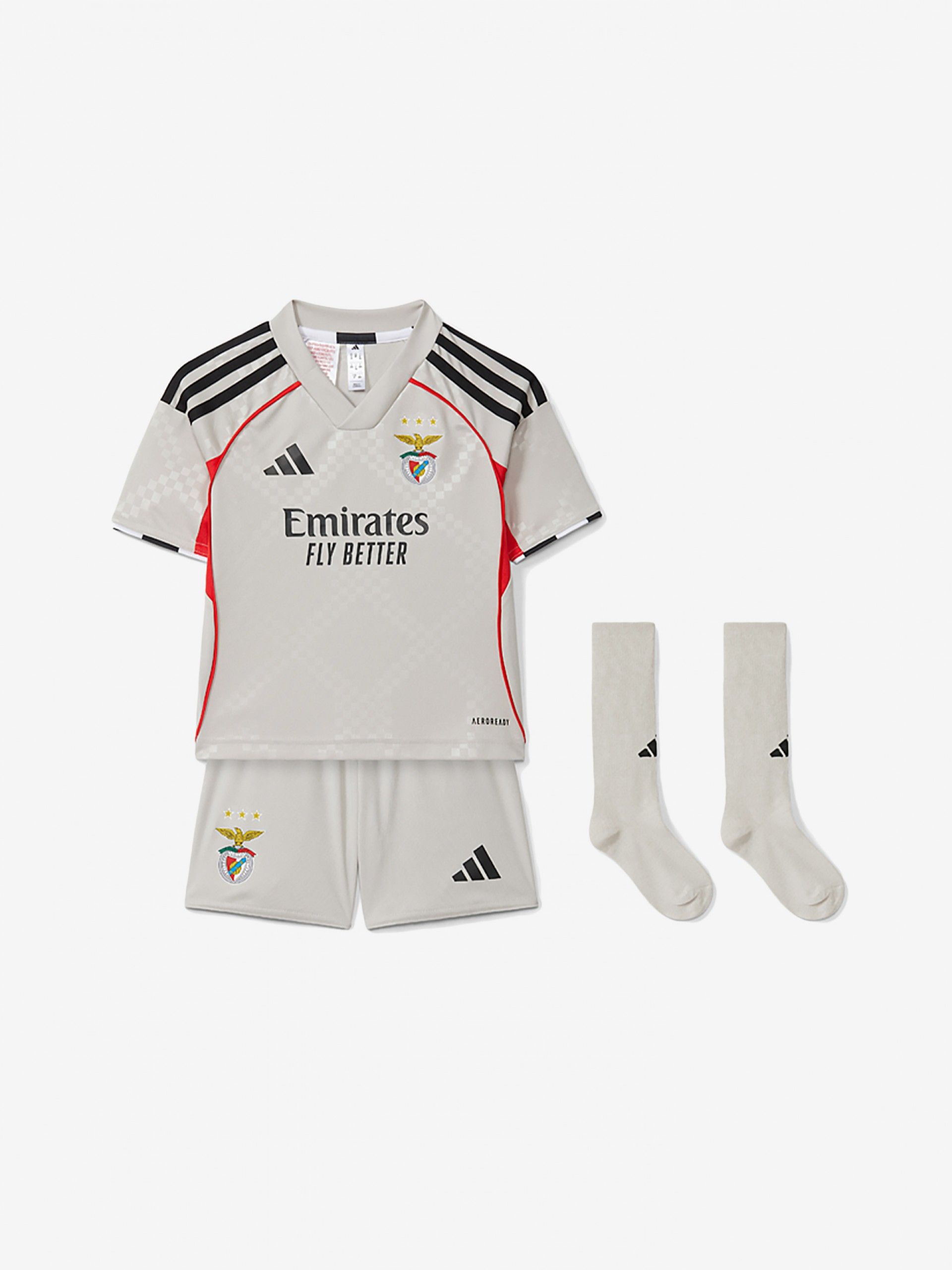 Equipación Adidas S. L. Benfica Alternativo Niño 25/26