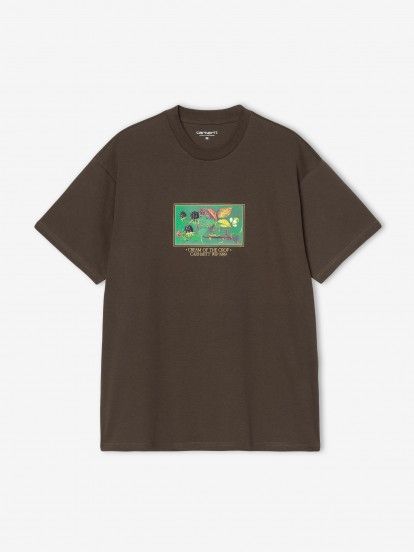 T-shirt Carhartt WIP Cream Of The Crop Castanha
