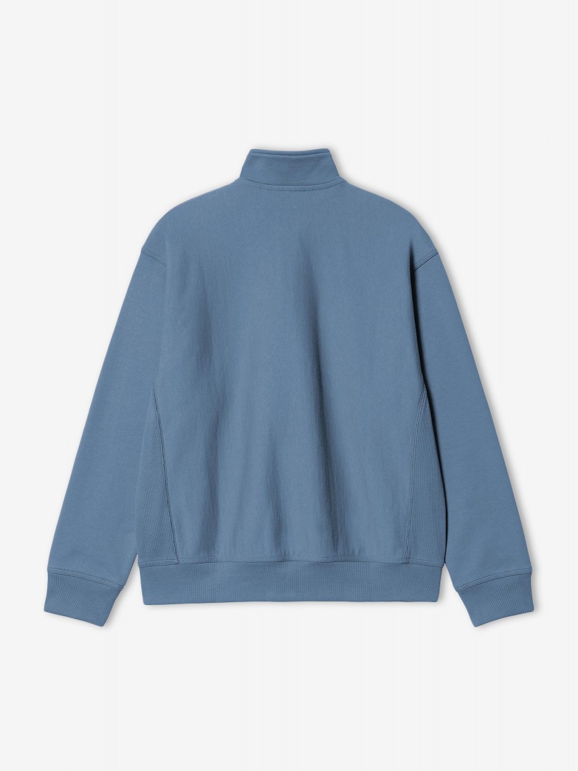 Sudadera con Cremallera Carhartt WIP American Script Azul