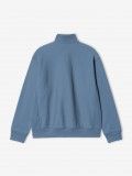 Sudadera con Cremallera Carhartt WIP American Script Azul