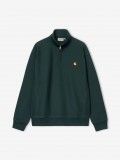 Sudadera con Cremallera Carhartt WIP American Script Verde