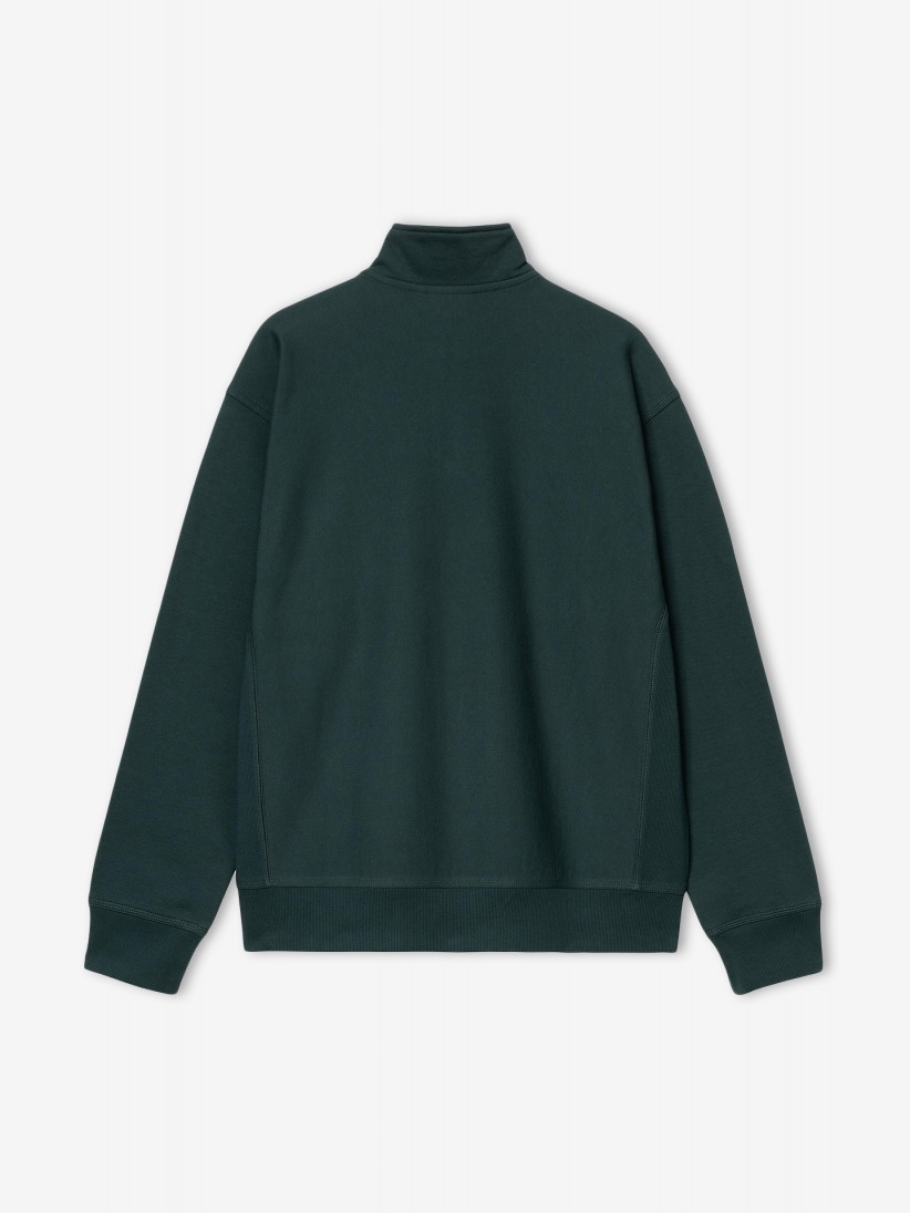 Sudadera con Cremallera Carhartt WIP American Script Verde