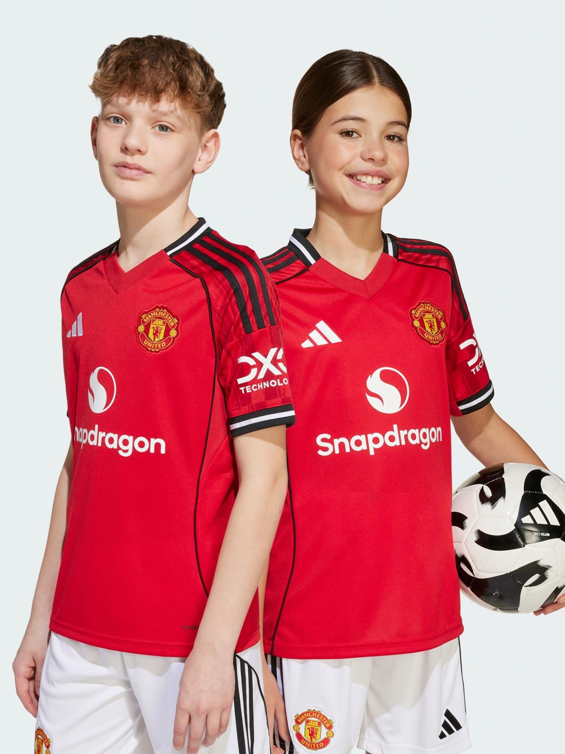 Adidas Manchester United F. C. Home Junior 25/26 Jersey