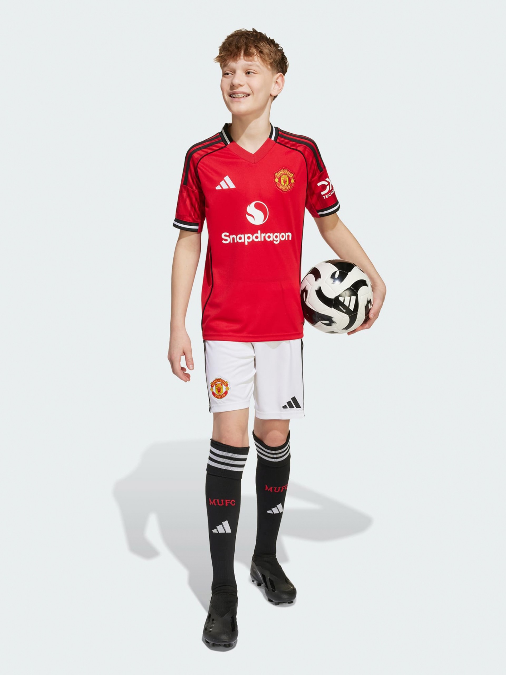 Adidas Manchester United F. C. Home Junior 25/26 Jersey