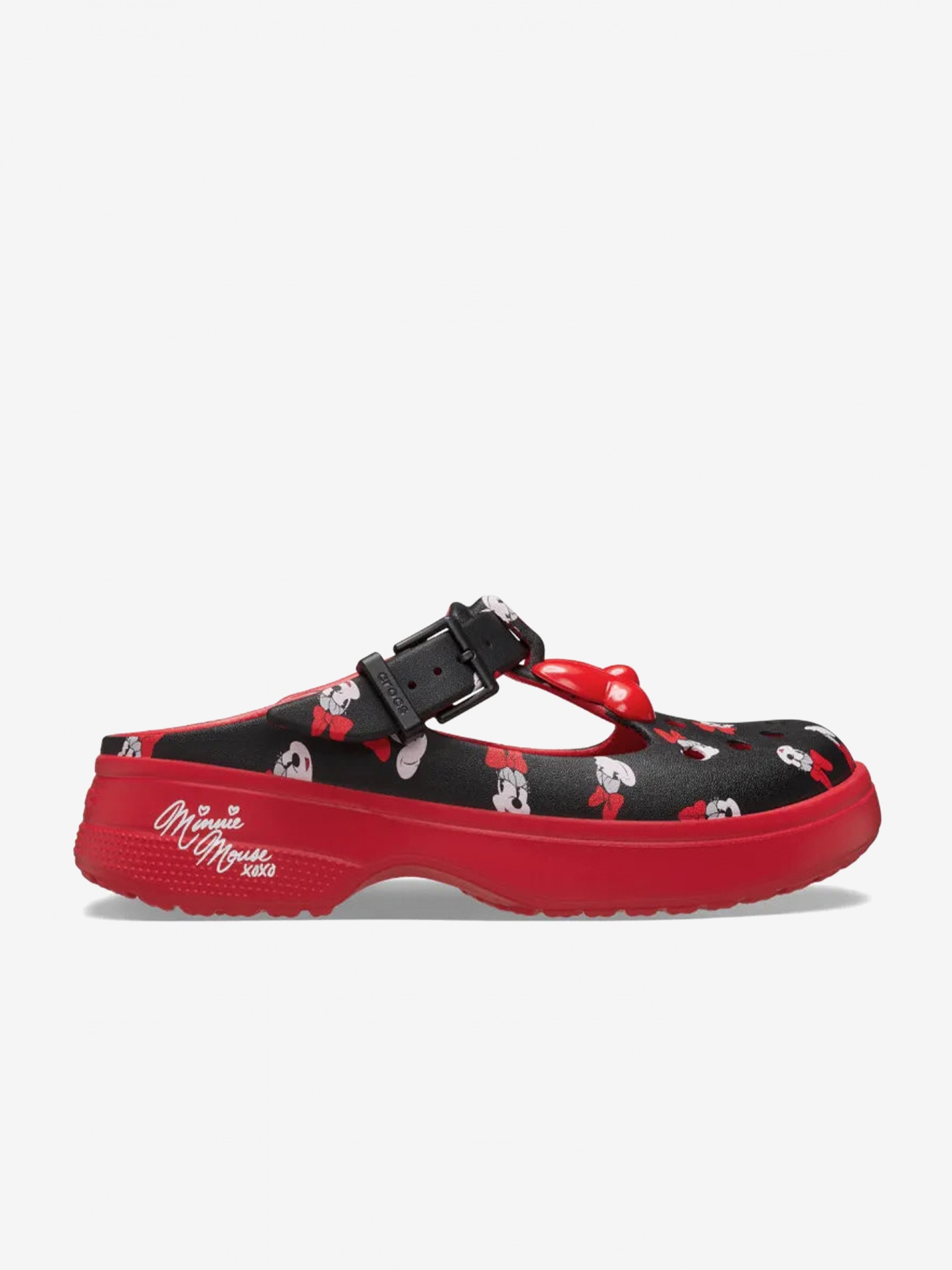 Sandálias Crocs Minnie Mouse Mary Jane Vermelhas