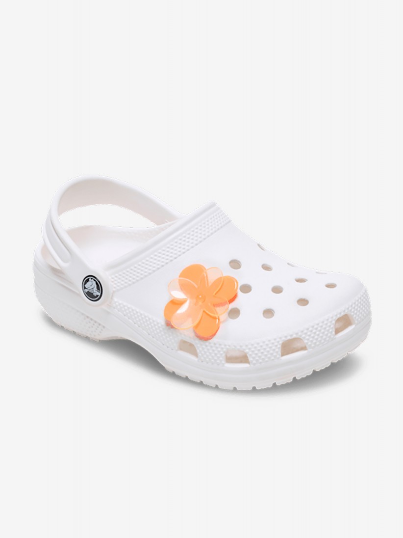 Crocs Oranje Flower Jibbitz