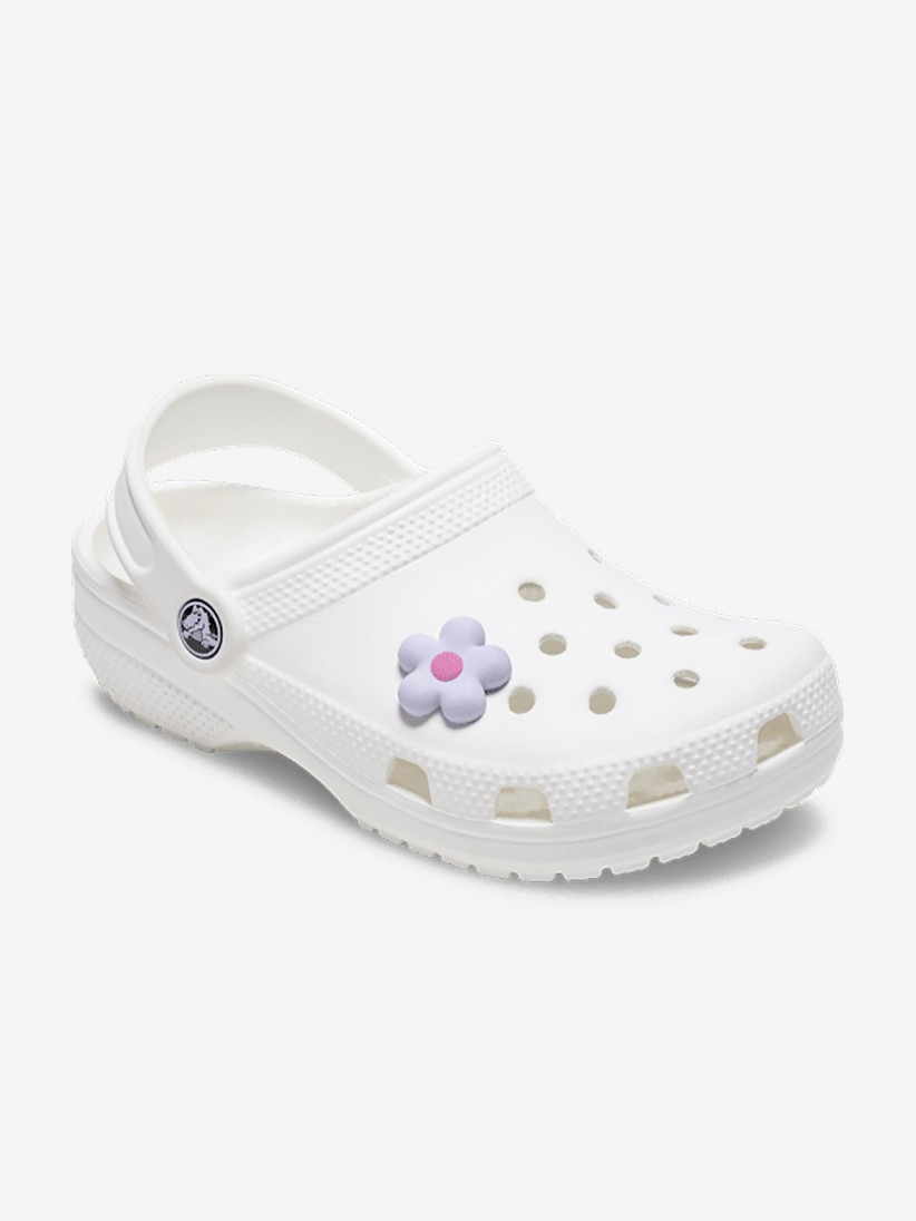 Pin Crocs Jibbitz Flor Lils