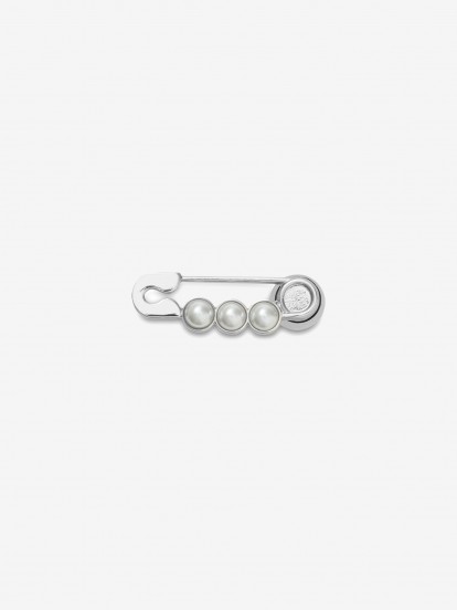 Crocs Jibbitz Pin Con Perlas Plata