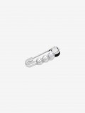 Pin Crocs Jibbitz Alfinete Com Prolas Prateado