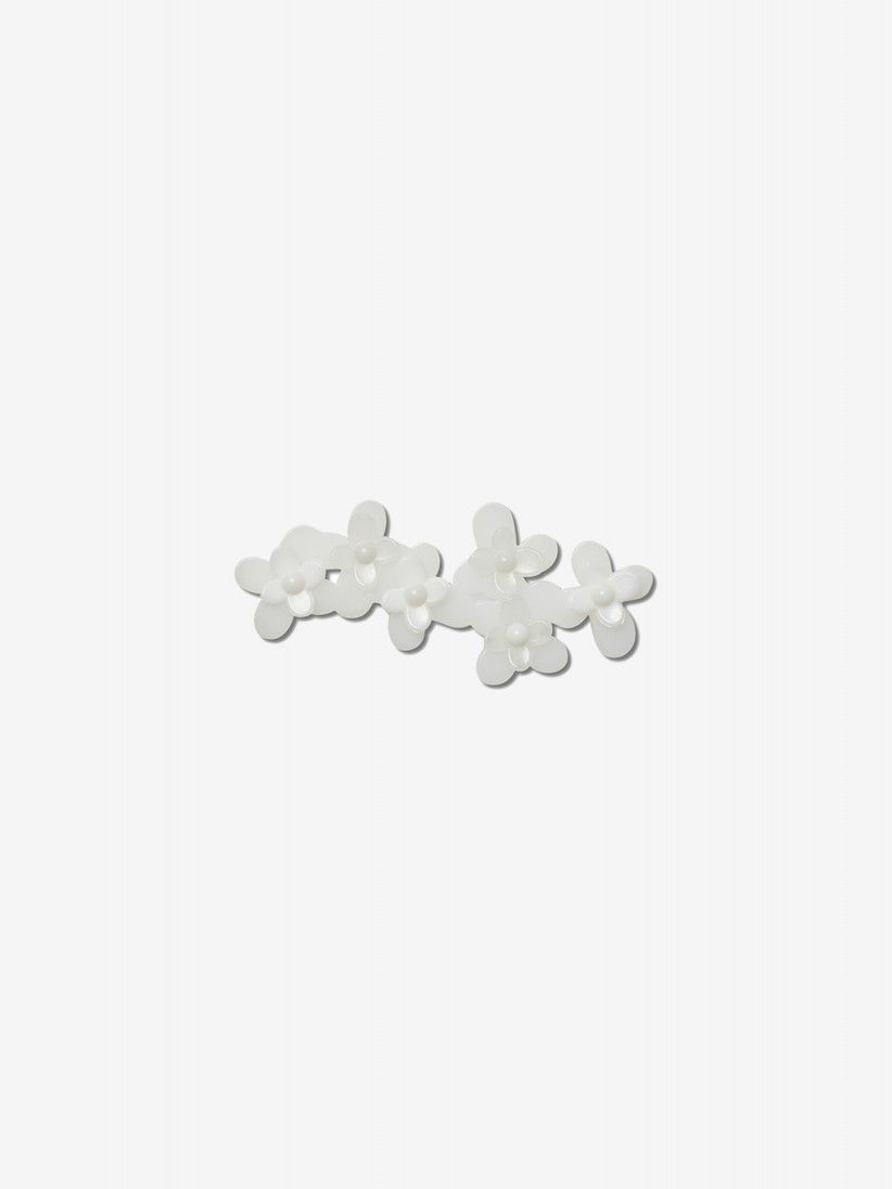 Pin Crocs Jibbitz Flor Branca