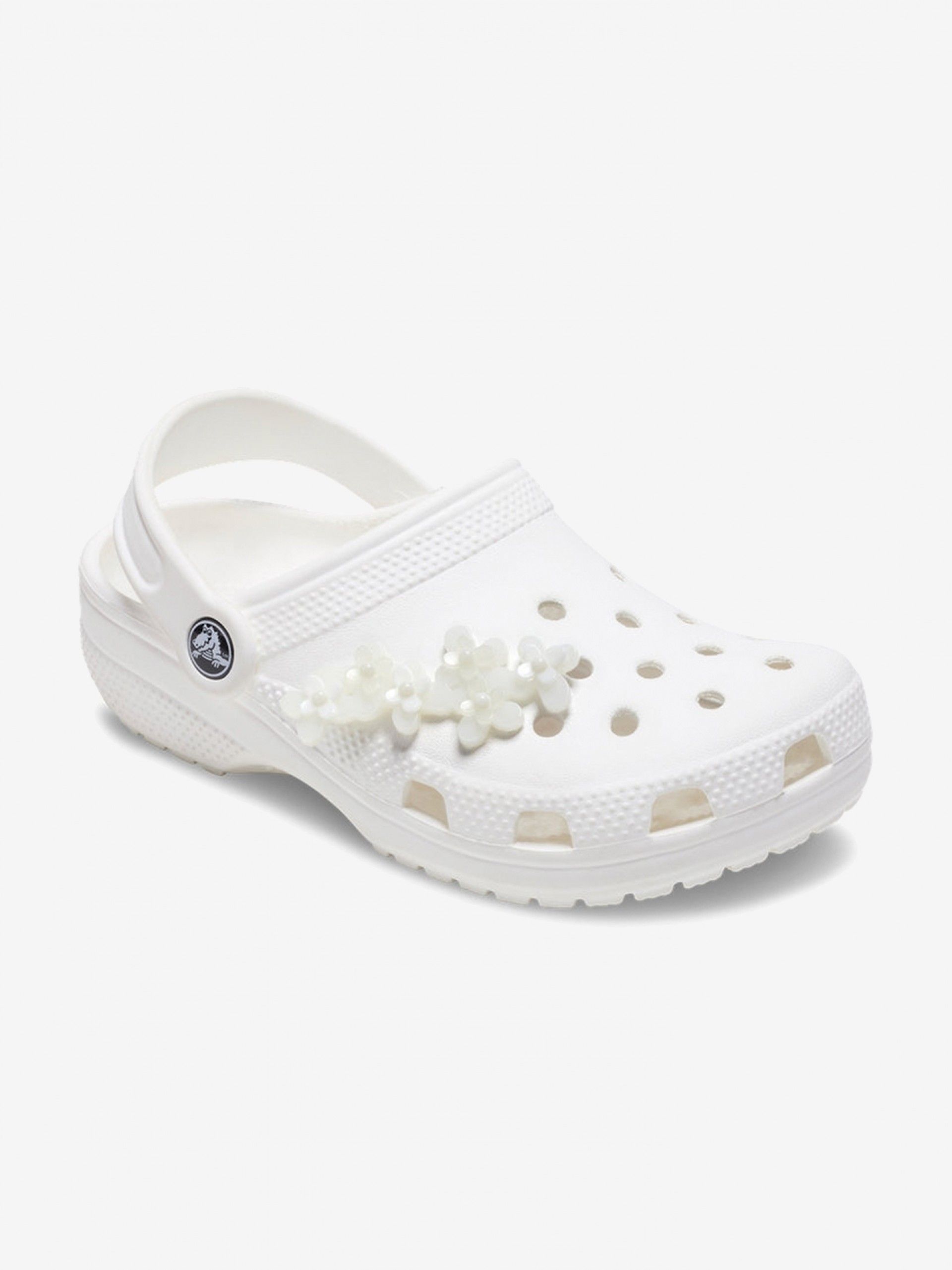 Pin Crocs Jibbitz Flor Branca