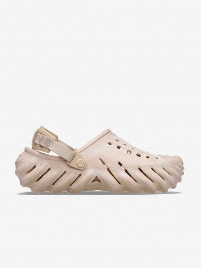 Crocs Echo Clog Marbled Beige Sandals