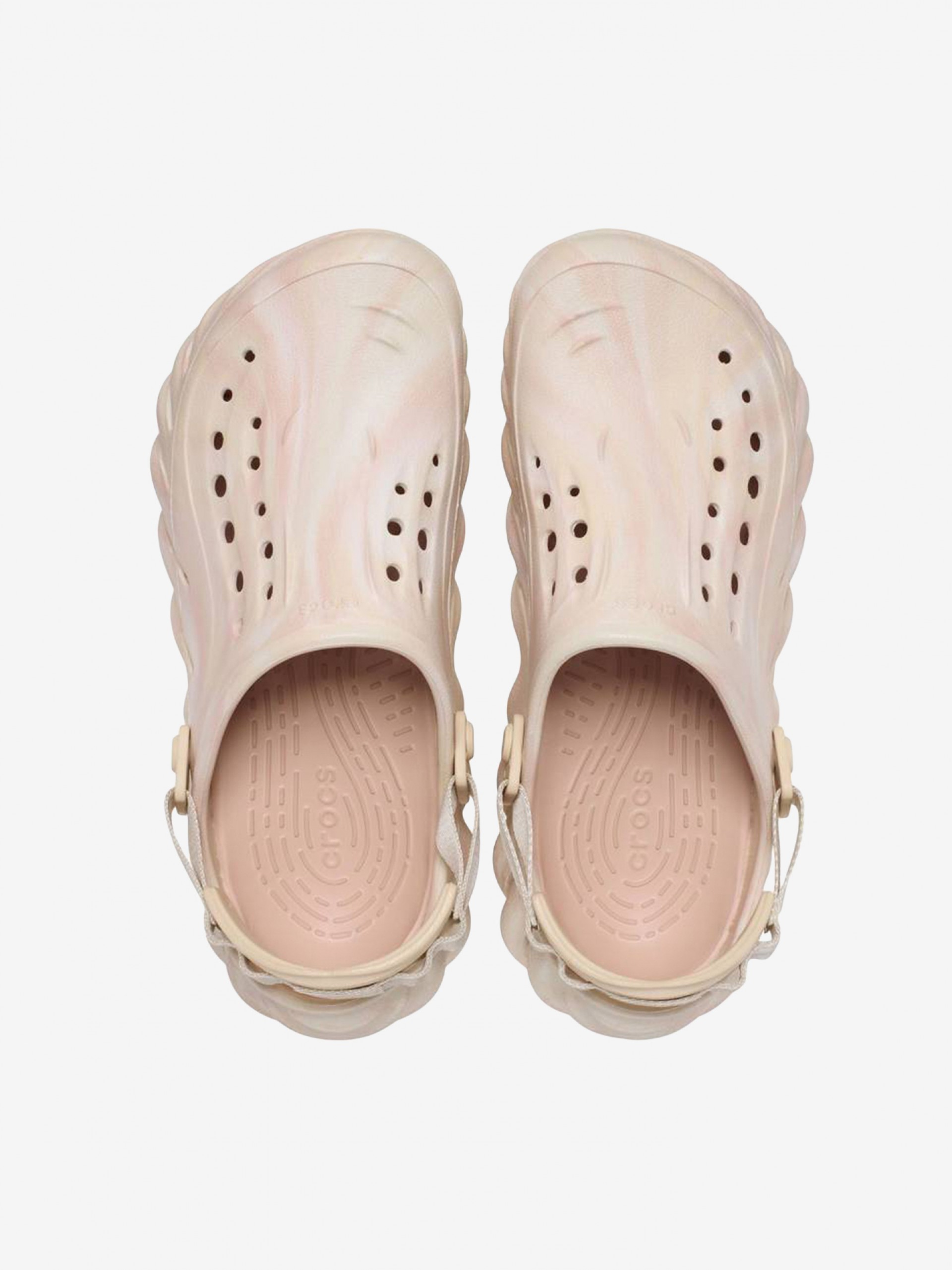 Sandálias Crocs Clog Echo Marbled Bege